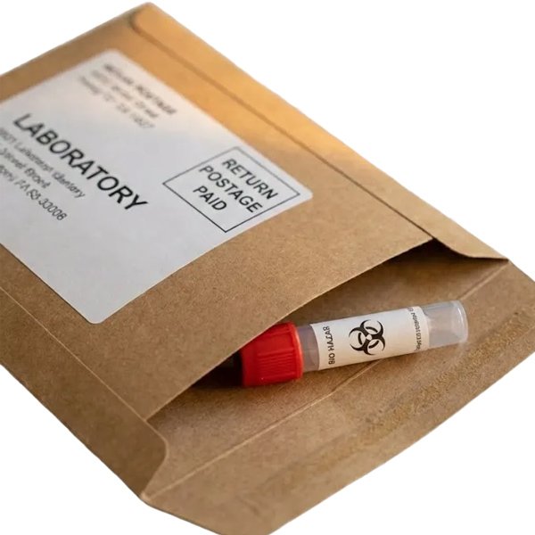 Blutprobe per Post schicken